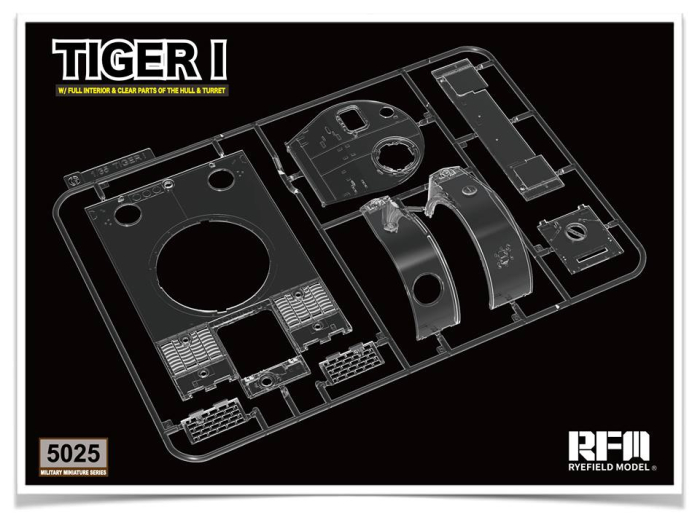 Rye Field Model 5025 - 1:35 Tiger I Witmann full interior - Clear Edition [3]