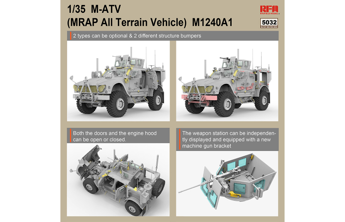 Rye Field Model 5032 - 1:35 US MRAP M1240A1 M-ATV [2]
