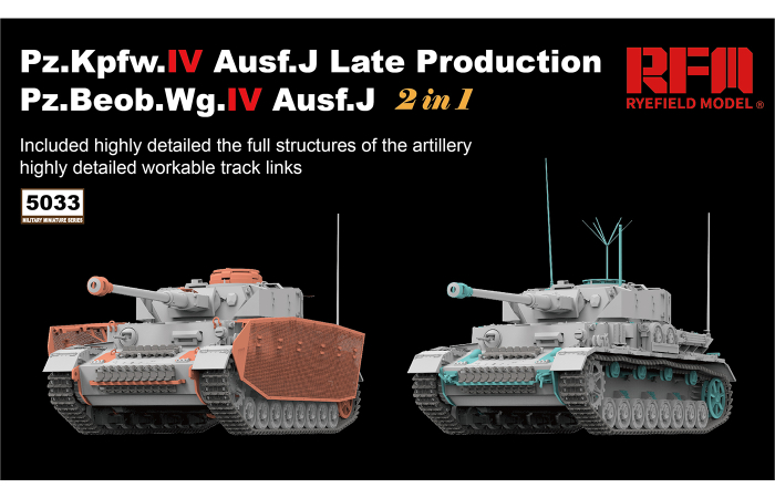 Rye Field Model 5033 - 1:35 Panzer IV Ausf. J Late [6]