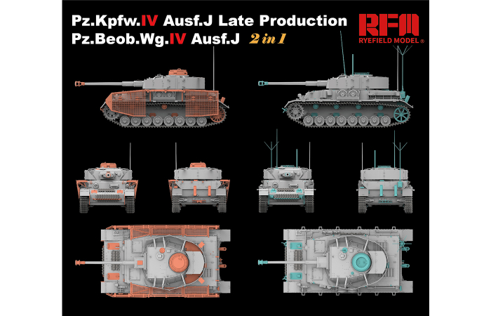 Rye Field Model 5033 - 1:35 Panzer IV Ausf. J Late [2]