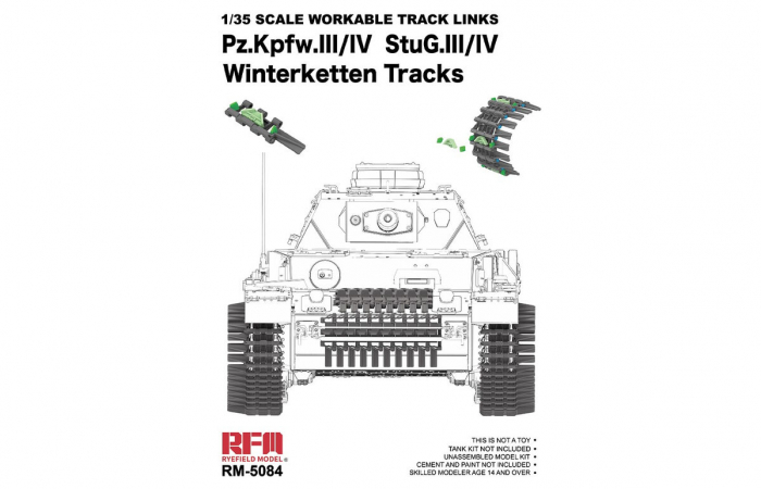 Ryefield Model 5084 1:35 Workable Winterketten Tracks for Pz.Kpfw. III/IV & StuG.III/IV [1]