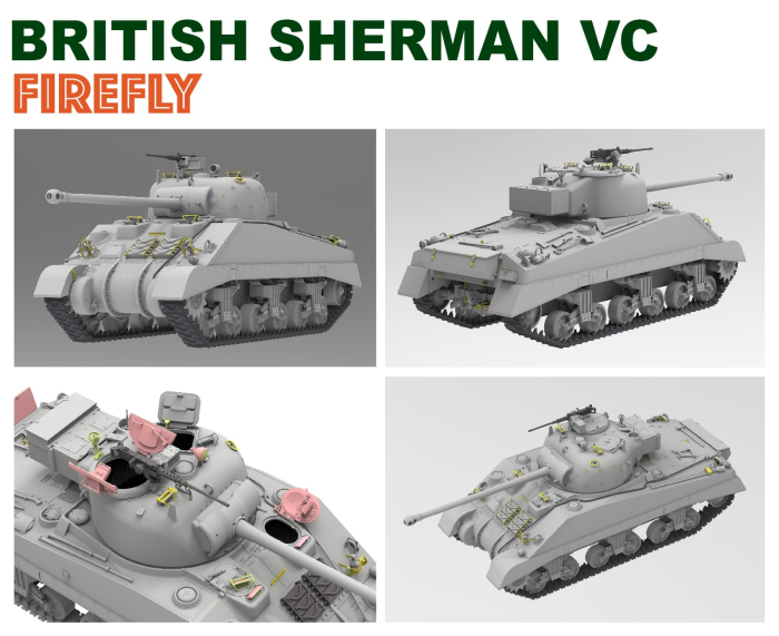 Rye Field Model 5038 - 1:35 British Sherman VC Firefly [7]