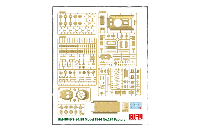 Rye Field Model 5059 - 1:35 Soviet T-34/85 Chinese Volunteer "215" [2]