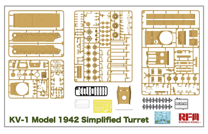 Ryefield Model 5041 1:35 KV-1 Model 1942 Simplified Turret [2]