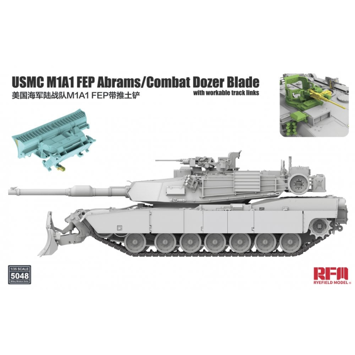 Rye Field Model 5048 - 1:35 M1A1 FEP Abrams / Combat Dozer Blade [1]