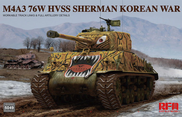 Rye Field Model 5049 - 1:35 M4A3 76w HVSS Sherman Korean war [1]