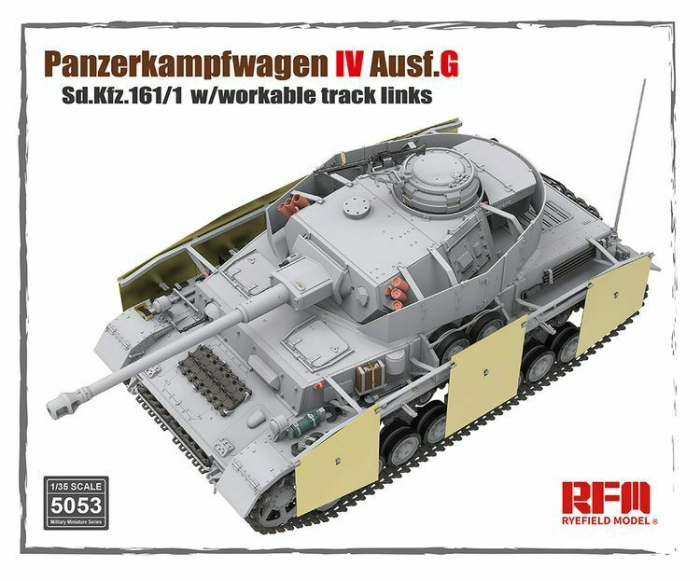 Ryefield Model 5053 1:35 Pz.kpfw.IV Ausf.G without interior [3]