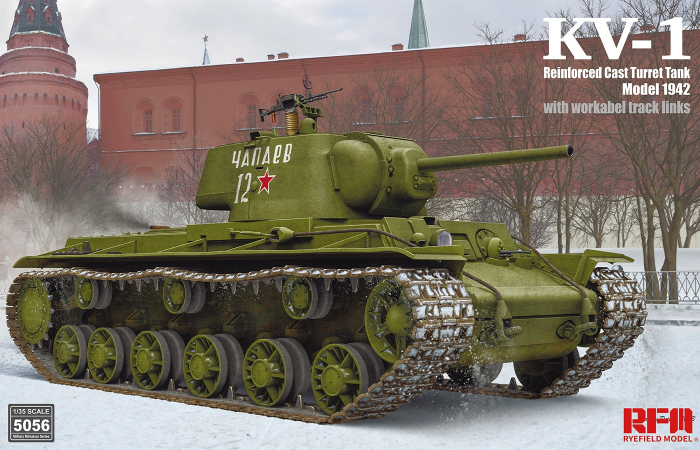 Rye Field Model 5056 - 1:35 KV-1 Model 1942 Reinforced Cast Turret Tank [1]