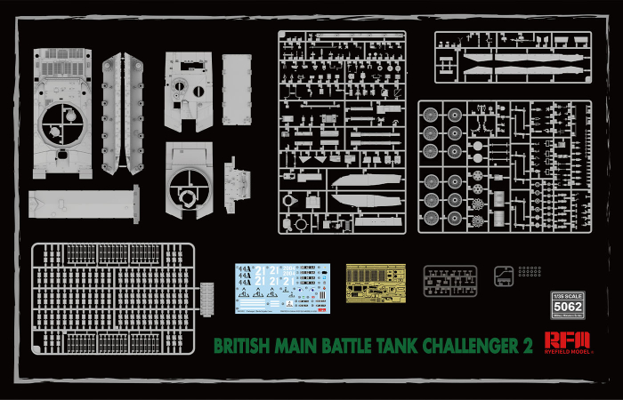 Rye Field Model 5062 - 1:35 British main battle tank Challenger 2 [2]