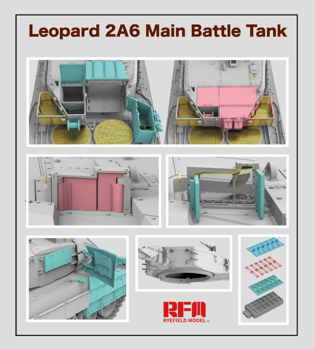 Rye Field Model 5065 - 1:35 Leopard 2A6 Main Battle Tank [3]
