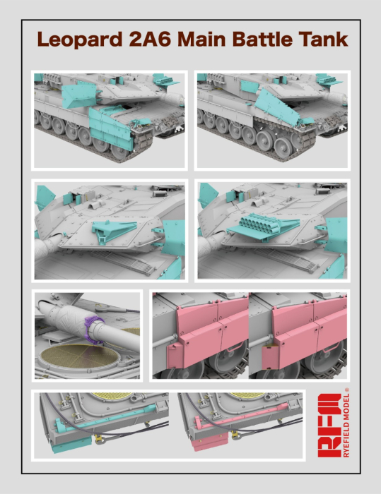 Rye Field Model 5065 - 1:35 Leopard 2A6 Main Battle Tank [4]