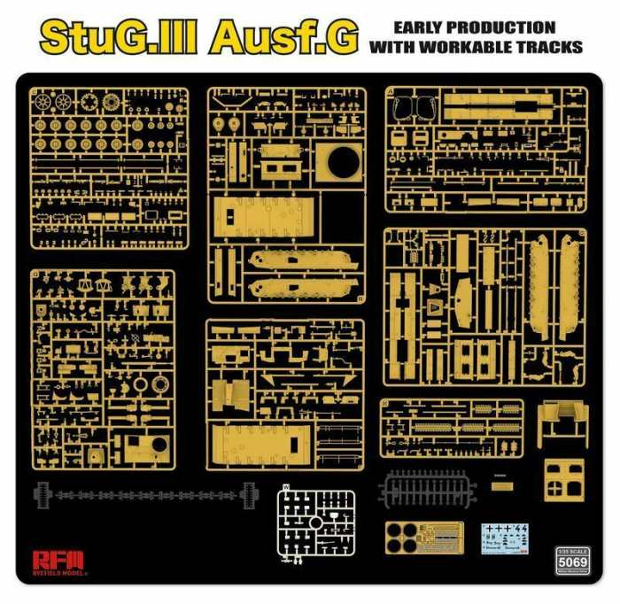 Ryefield Model 5069 1:35 StuG. III Ausf. G Early Production with workable track links [3]