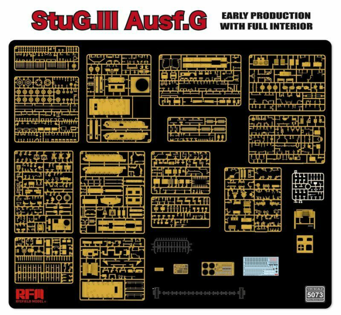 Rye Field Model 5073 - 1:35 StuG. III Ausf. G Early Production with full interior & workable track links [5]