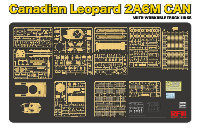 Rye Field Model 5076 - 1:35 Canadian Leopard 2A6M CAN with workable tracks [2]