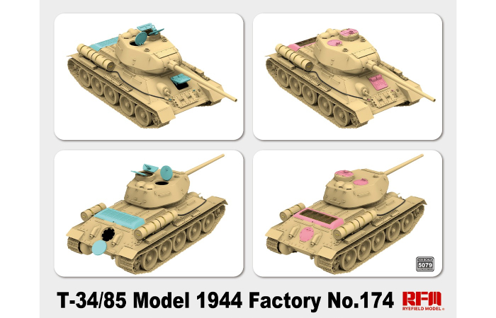 Rye Field Model - 1:35 T-34/85 Model 1944 Factory No.174 [2]