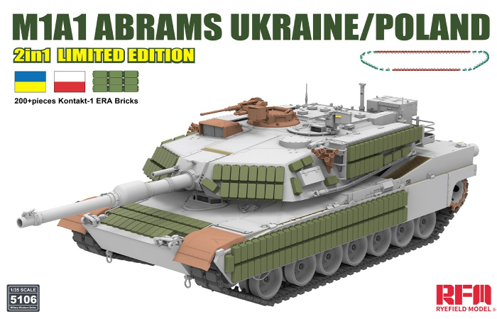 Rye Field Model 5106 - 1:35 M1A1 Abrams Ukraine/Poland Limited Edition [1]