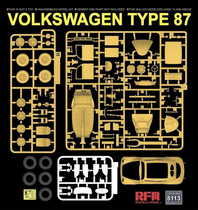 Ryefield Model 5113 1:35 Volkswagen Type 87 [3]