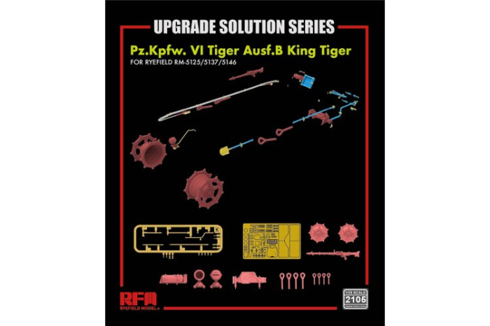 Rye Field Model - RM2105 1:35 Upgrade set for Kingtiger for RM5125/5137/5146 [2]