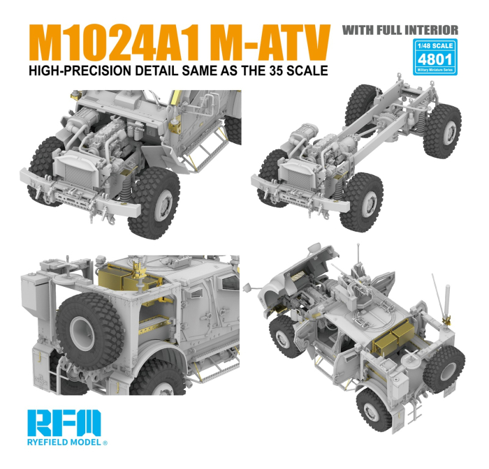 Rye Field Model - RM4801 1:48 M1024A1 M-ATV (mrap all terrain vehicle) [2]