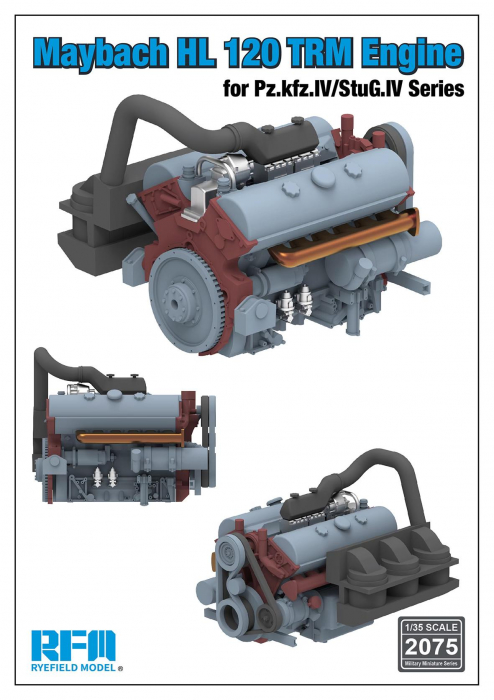 Ryefield Model 2075 1:35 Maybach HL 120 Trm engine For Pz.Kfz.IV/ Stug.IV series [1]