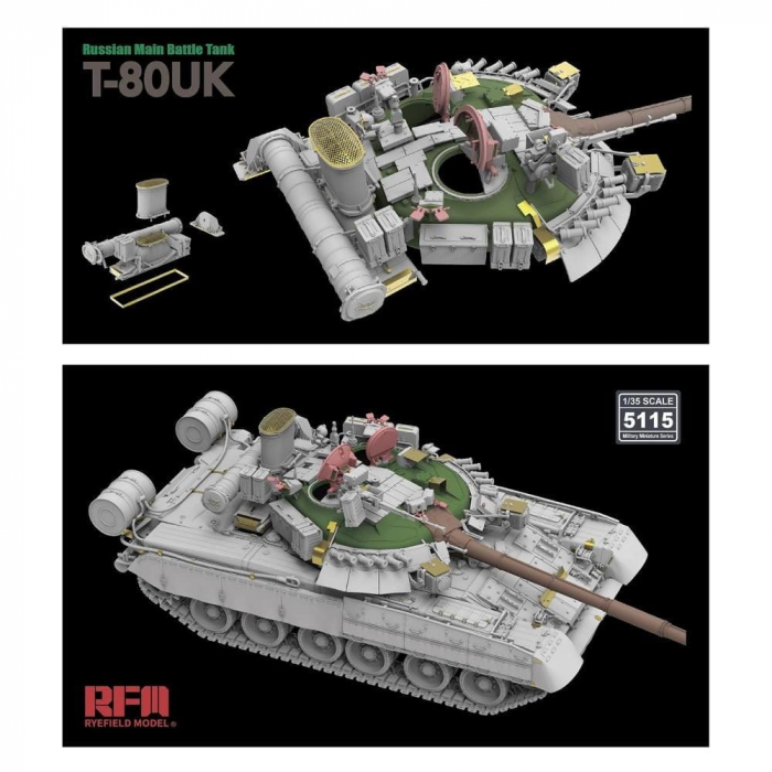 Ryefield Model 5115 1:35 T-80UK Russian Main Battle Tank [5]