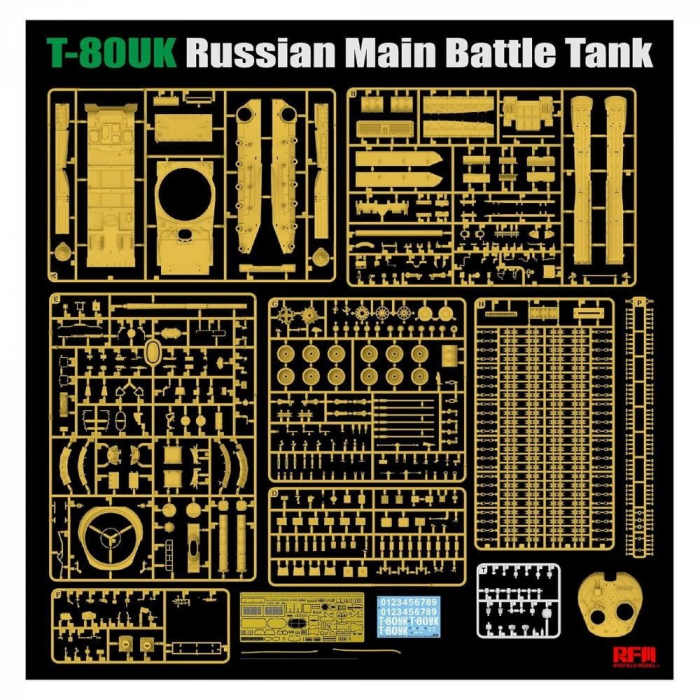 Ryefield Model 5115 1:35 T-80UK Russian Main Battle Tank [2]