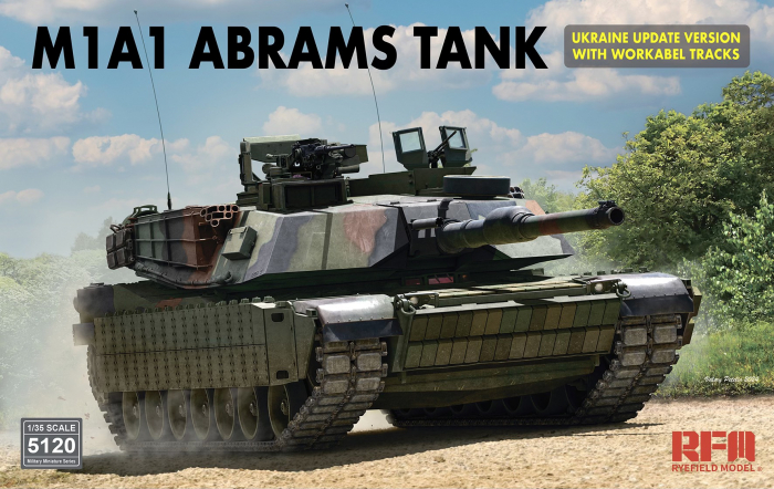 Ryefield Model 5120 1:35 M1A1 Abrams Tank Ukraine Update Version with workable tracks [1]