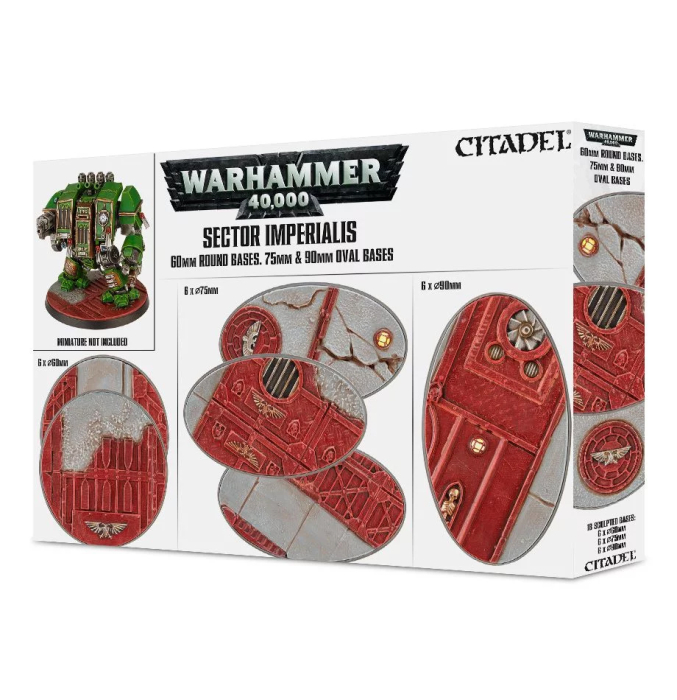 Sector Imperialis: 60Mm Round +75/90Mm Oval Bases [1]