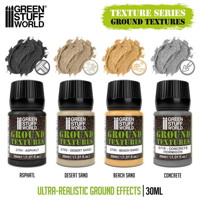 GSW - Ground Textures Set 30ml (Pack x4) [2]