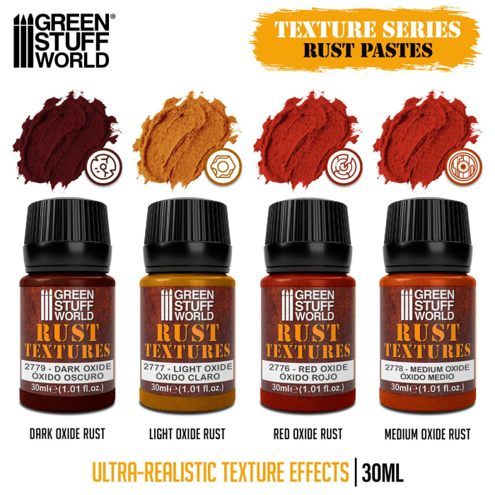 GSW - Rust Textures Set 30ml (Pack x4) [2]