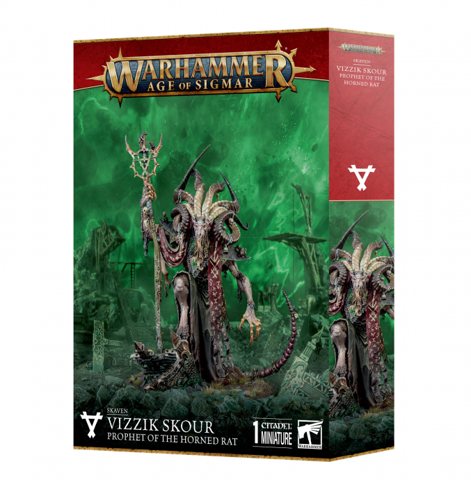 Skaven: Vizzik Skour Prophet Horned Rat [1]