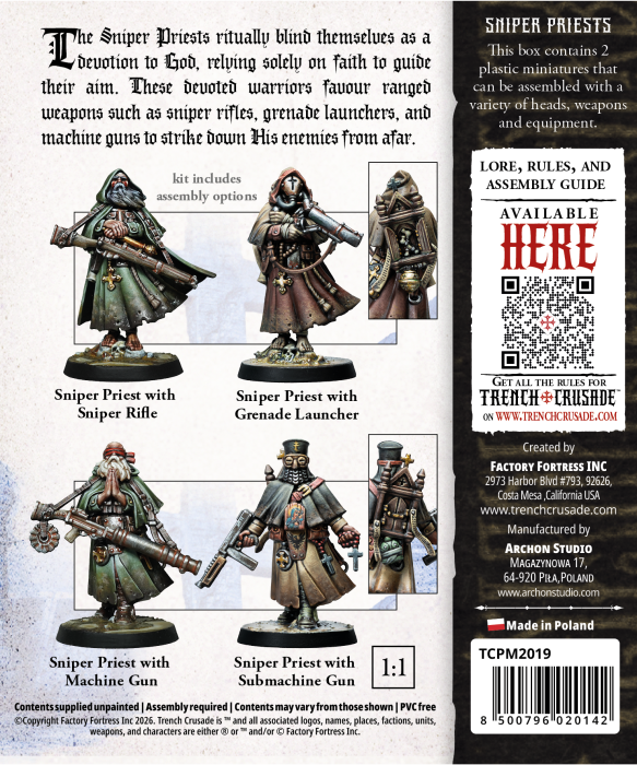 Trench Crusade - New Antioch Sniper Priests [2]