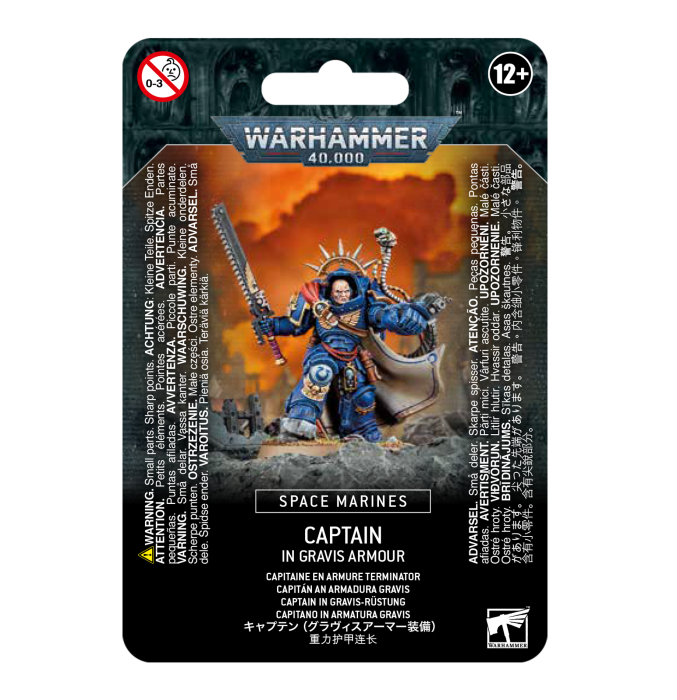 Space Marines Captain In Gravis Armour [1]