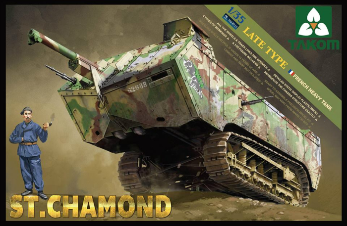 TAKOM 2012 - 1:35 French heavy tank St.Chamond Late type [1]