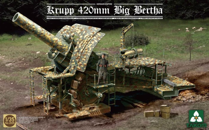 TAKOM 2035 - 1:35 German Empire 420mm Big Bertha Siege Howitzer [1]