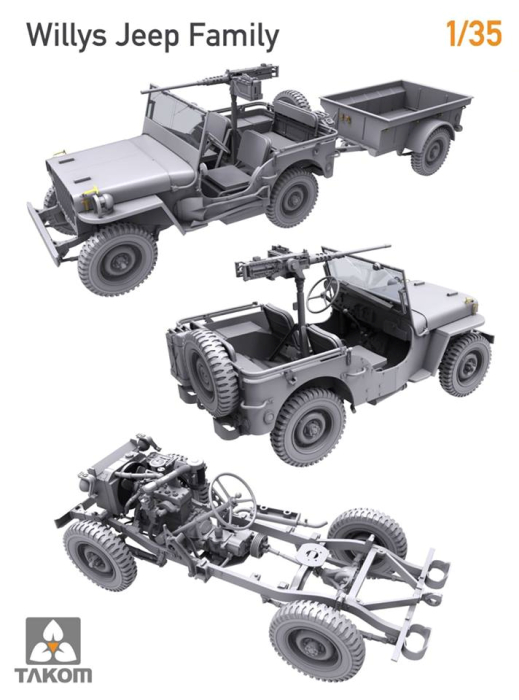 Takom 2126 - 1:35 US Army Jeep + trailer & MP figure [2]