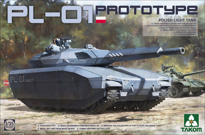 Takom 2127 - 1:35 Polish PL-01 Prototype light tank [1]
