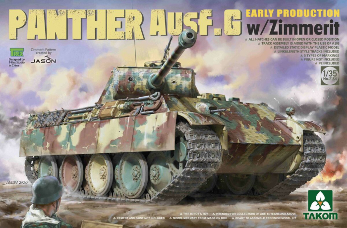 TAKOM 2134 - 1:35 Panther Ausf.G Early Production w/Zimmerit [1]
