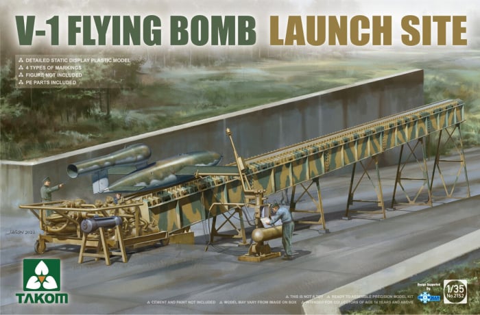 Takom 2152 - 1:35 V-1 FLYING BOMB Launch Site [1]