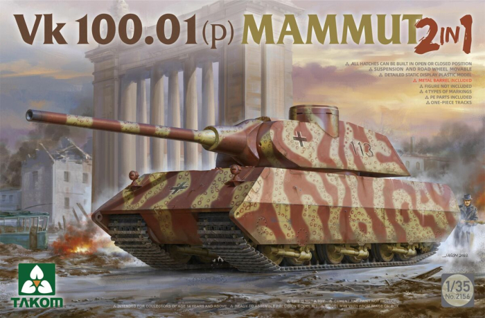Takom 2156 - 1:35 VK100.01 (P) MAMMUT 2 in 1 [1]