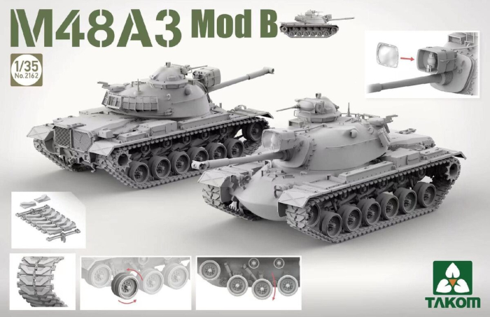 Takom 2162 - 1:35 M48A3 Mod B [2]