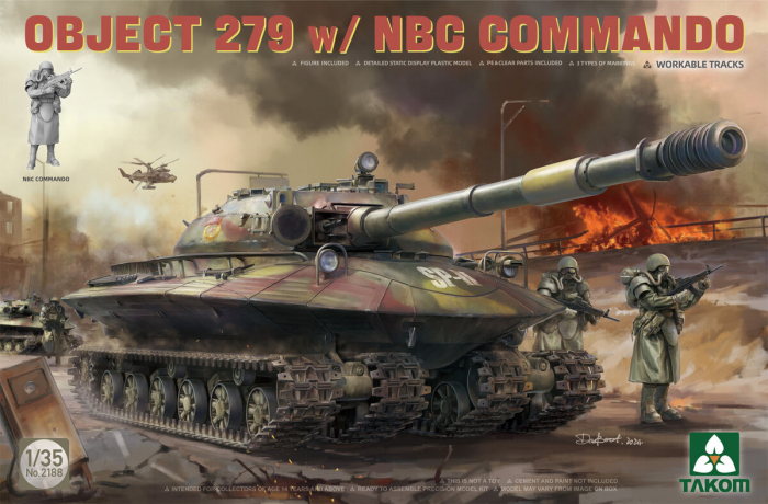 Takom 2188 - 1:35 Object 279 w/ NBC Commando [1]