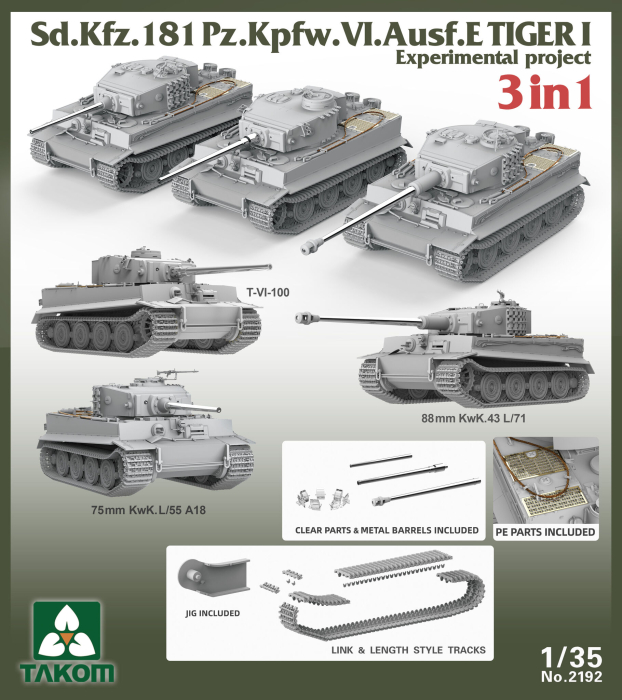Takom 2192 - 1:35 Tiger I Sd.Kfz.181 Pz.Kpfw. VI Ausf.E Experimental [2]