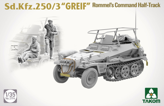 Takom 2194 - 1:35 Sd.Kfz.250/3 'GREIF' Rommel's Command Half-Track [3]