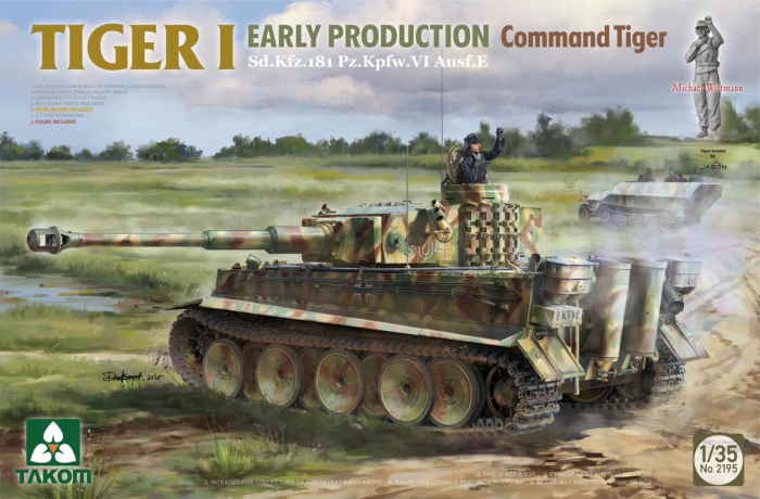Takom 2195 - 1:35 TIGER I early prod. Pz.Kpfw.VI Ausf. E Command [1]