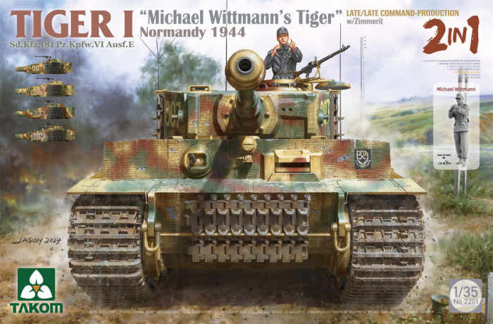 Takom 2201 - 1:35 TIGER I LATE/LATE COMM. w/ZIMM. Michael Wittmann [1]