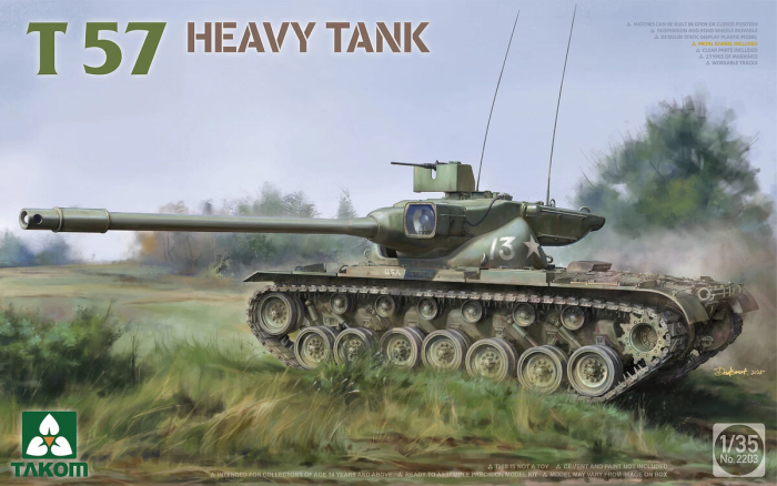 Takom 2203 - 1:35 T57 Heavy Tank [1]