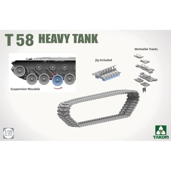 Takom 2204 - 1:35 T58 Heavy Tank [3]