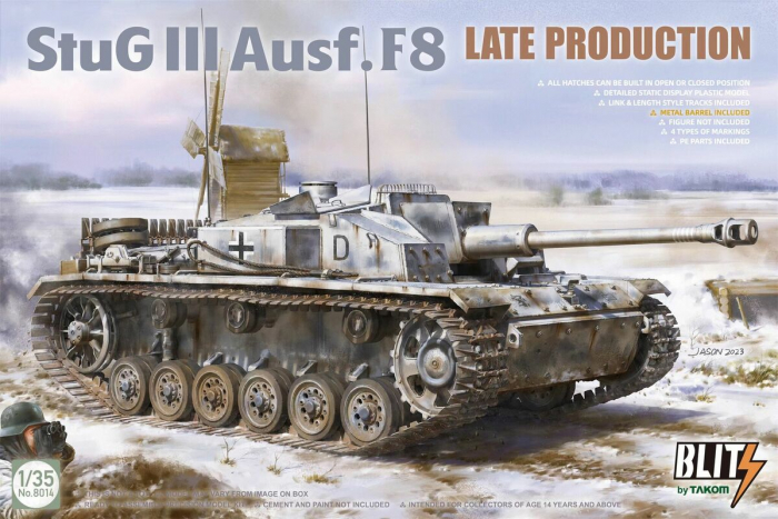 TAKOM 8014 - 1:35 StuG III Ausf.F8 Late Production [1]