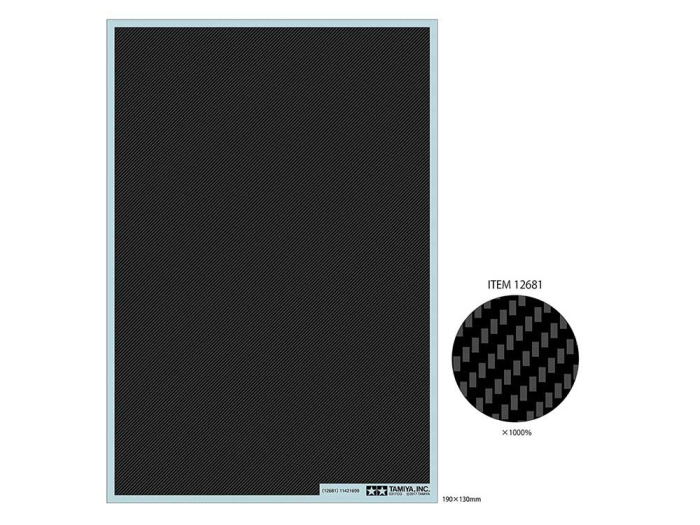 Tamiya 12681 - Carbon Pattern Decal (Twill Weave/Fine) [1]